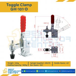 Toggle Clamp แบบกดแนวตั้ง GH-101-D