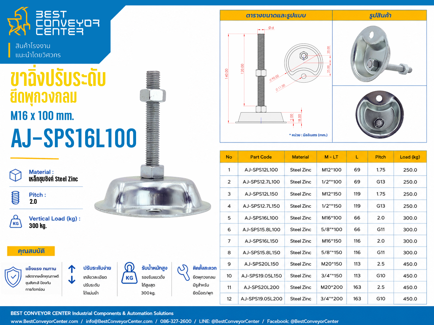 AJ-SPS16L100