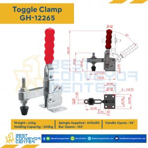 Toggle Clamp แบบกดแนวตั้ง GH-12265