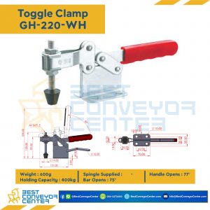 Toggle Clamp แบบกดแนวนอน GH-220WH