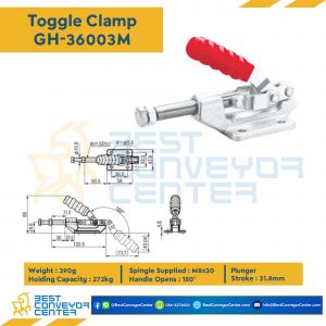 Toggle Clamp แบบดัน GH-36003M