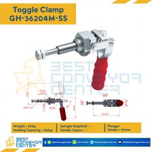 Toggle Clamp แบบดัน GH-36204M-SS