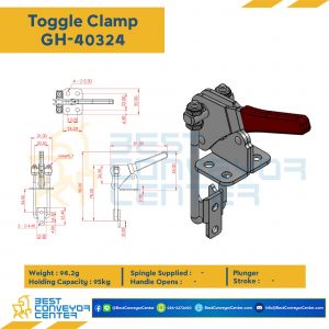 Toggle Clamp แบบดึง GH-40324