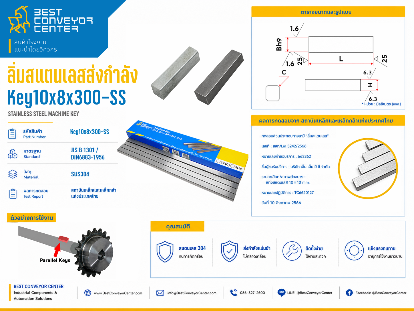 Key10x8x300-SS