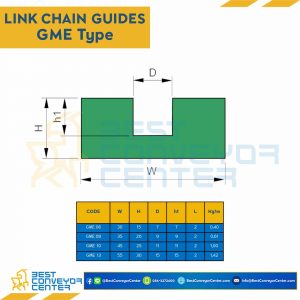 Link Chain Guide W30H15 : GME06