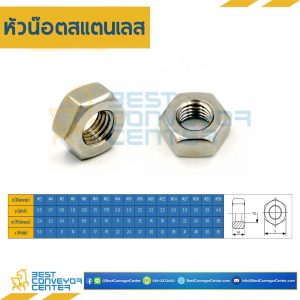 น็อตตัวเมีย ขนาด 6 mm. (SUS304) : N-M6SS