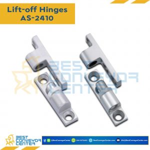 บานพับแบบถอดได้สแตนเลส ขนาด 22.7x65 mm. หนา 6 mm. AS-2410