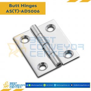 บานพับสแตนเลส ขนาด 38x50 mm. หนา 1.2 mm. AS-AD5006
