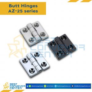บานพับ Zinc Alloy Black ขนาด 40x40 mm. หนา 4.8 mm. AZ-2500B