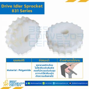 SPROCKET 15Z, BORE 20 MM., DIA 92.67 MM. FOR CHAIN 831 : 6215620-831