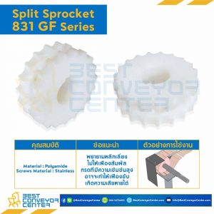 SPROCKET 25Z, BORE 35 MM., DIA 153.20 MM. FOR CHAIN 831 GF : 6225607-831 GF
