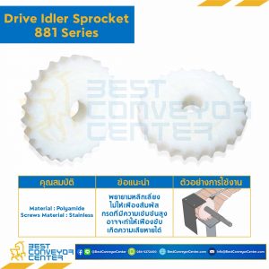 SPROCKET 19Z, BORE 25 MM., DIA 117.34 MM. FOR CHAIN 881 : 6219510-881
