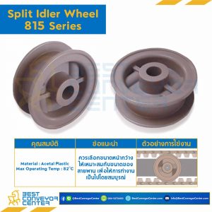 Idler for 21Z, BORE 25 MM., FOR CHAIN 815 : 6621092-815