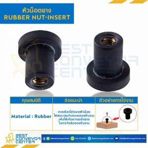 หัวน็อตยาง ขนาด M5x0.8 ความยาว 21.50 mm. : JF-520-5-0.8