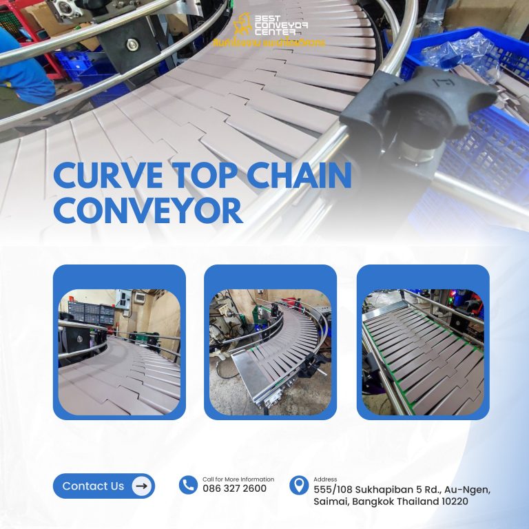 Curve Top Chain Conveyor - Best Conveyor Center