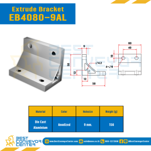 Extrude Bracket 4080 : EB4080-9AL