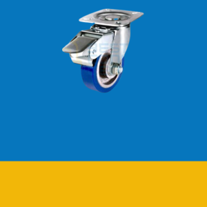 Swivel Caster with Wheel Brake