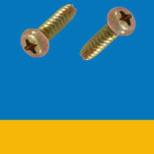 Cross Pan Head Cut-Thread Flat-End Screws