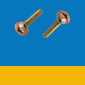 Cross Truss Head Cut-Thread Flat-End Screws