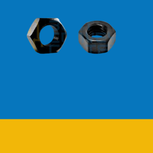 Hex Nuts Black