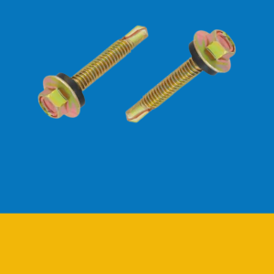 Hex Washer Head Self Drilling Screw With Rubber (HSD)