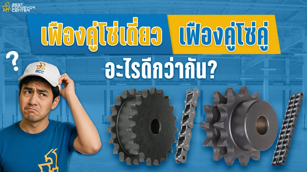 เฟืองคู่โซ่เดี่ยว vs เฟืองคู่โซ่คู่